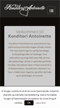 Mobile Screenshot of konditori-antoinette.dk